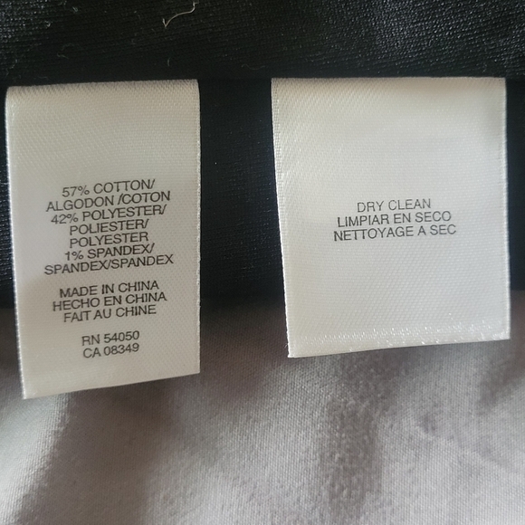 Beautiful black and white peter pan collar  Jones Newyork Dress size 6 - Picture 12 of 12